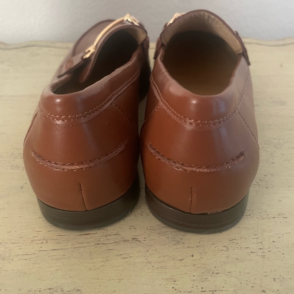 J. CREW Classic Bit Vegan Leather Loafers in Antique Oak Size 12 M $148 CL383 - Picture 6 of 8